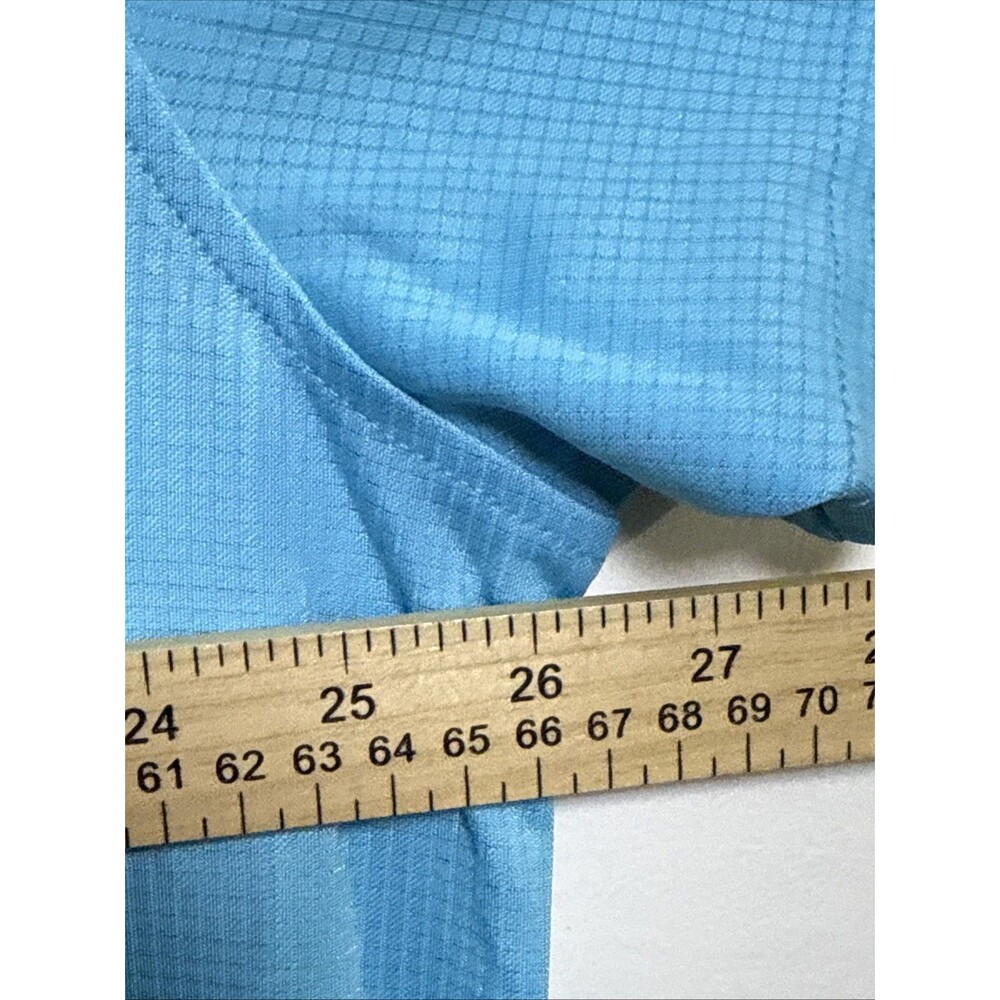 NEW Izod Men's Grid Polo Shirt - Short Sleeve Light Blue Size XXL - NWT $55 - Picture 8 of 8